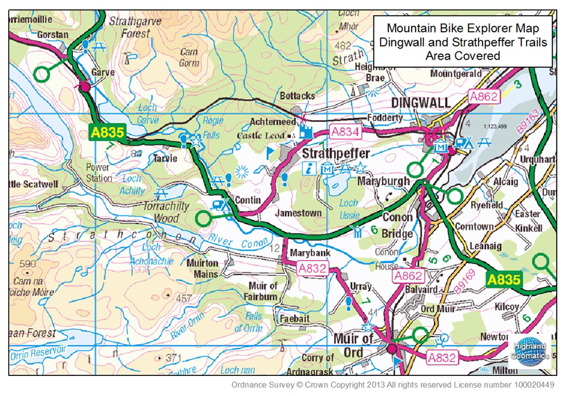 Mountain Bike Explorer Maps MTB and Cycling Highland Geomatics