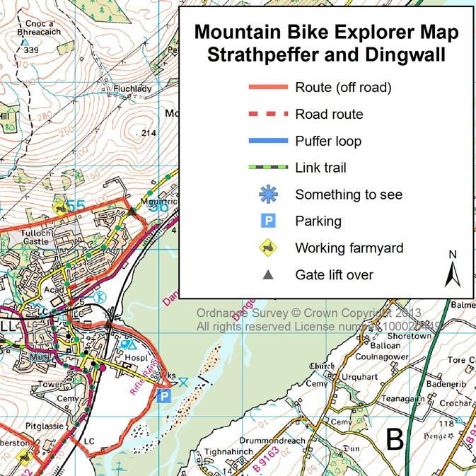 Mountain Bike Explorer Maps MTB and Cycling Highland Geomatics